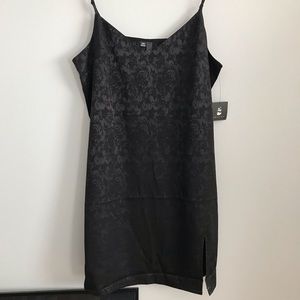 GARAGE jacquard floral design slip dress